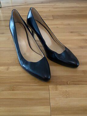 Cole Haan Grand OS Juliana Black Leather Pumps